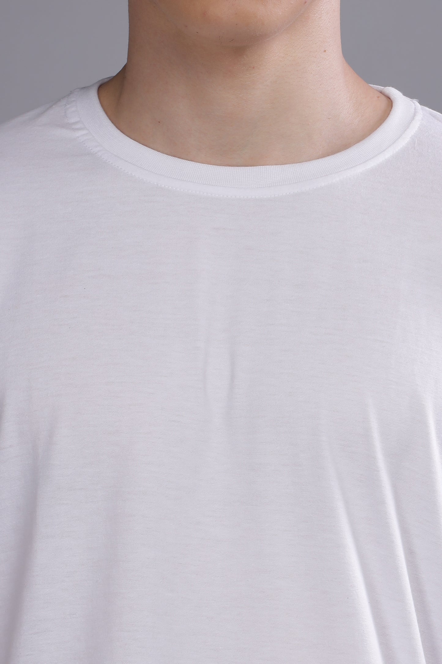 Snow White Round Neck | 100%cotton