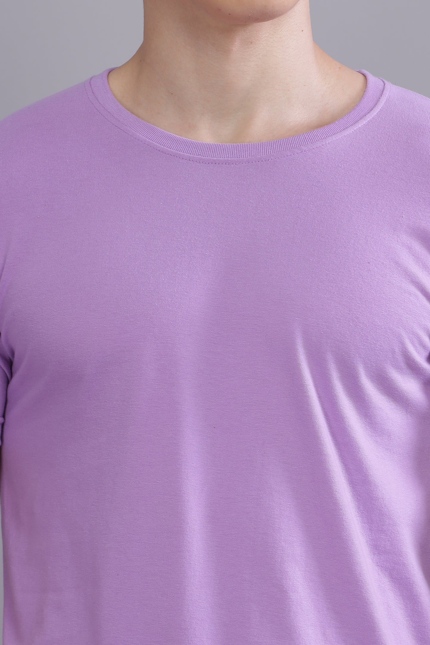 Lavender Round Neck | 100% cotton