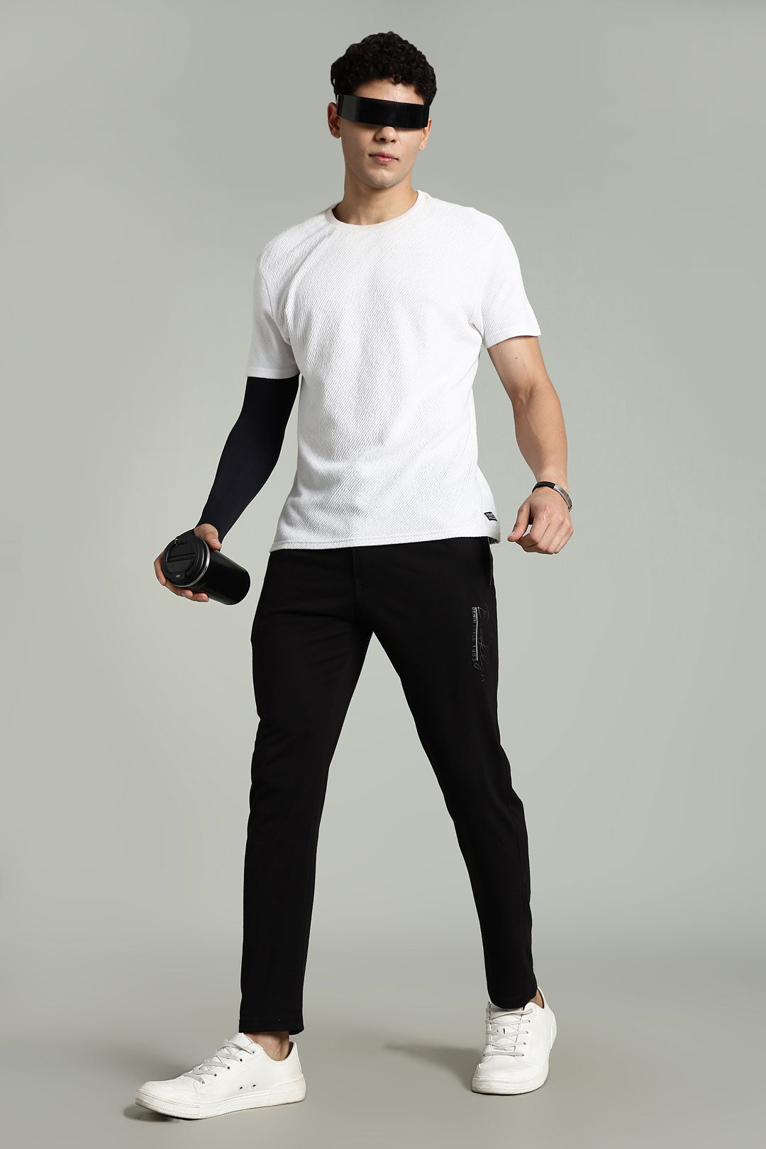 Jade Black Jogger - Cotton