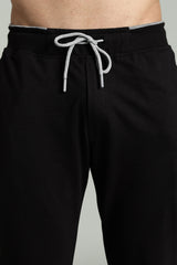 Jade Black Jogger - Cotton