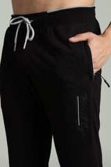 Jade Black Jogger - Cotton