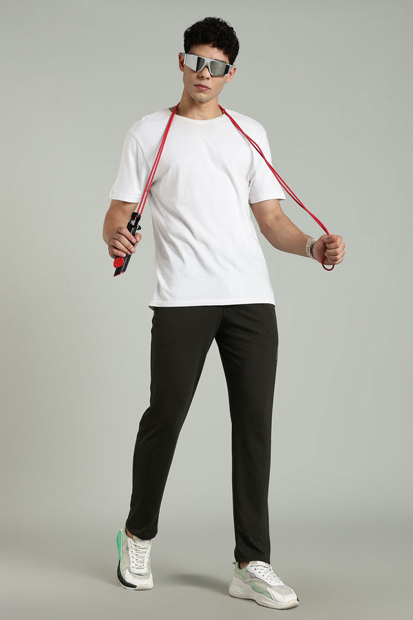 Black Track Pant- Cotton
