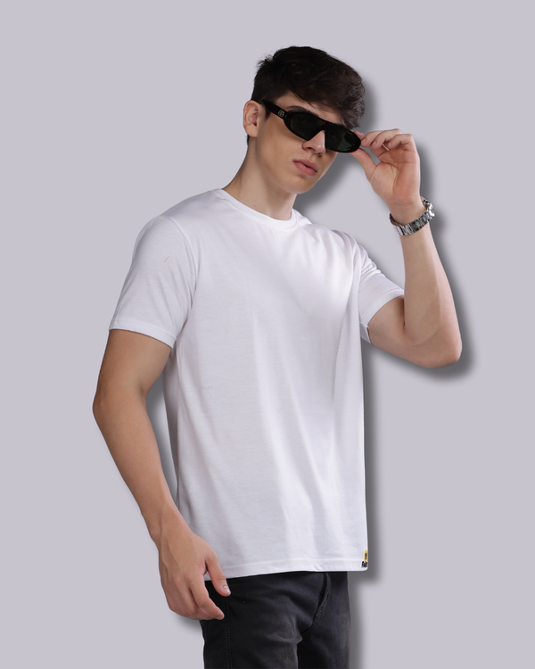 Snow White Round Neck | 100%cotton