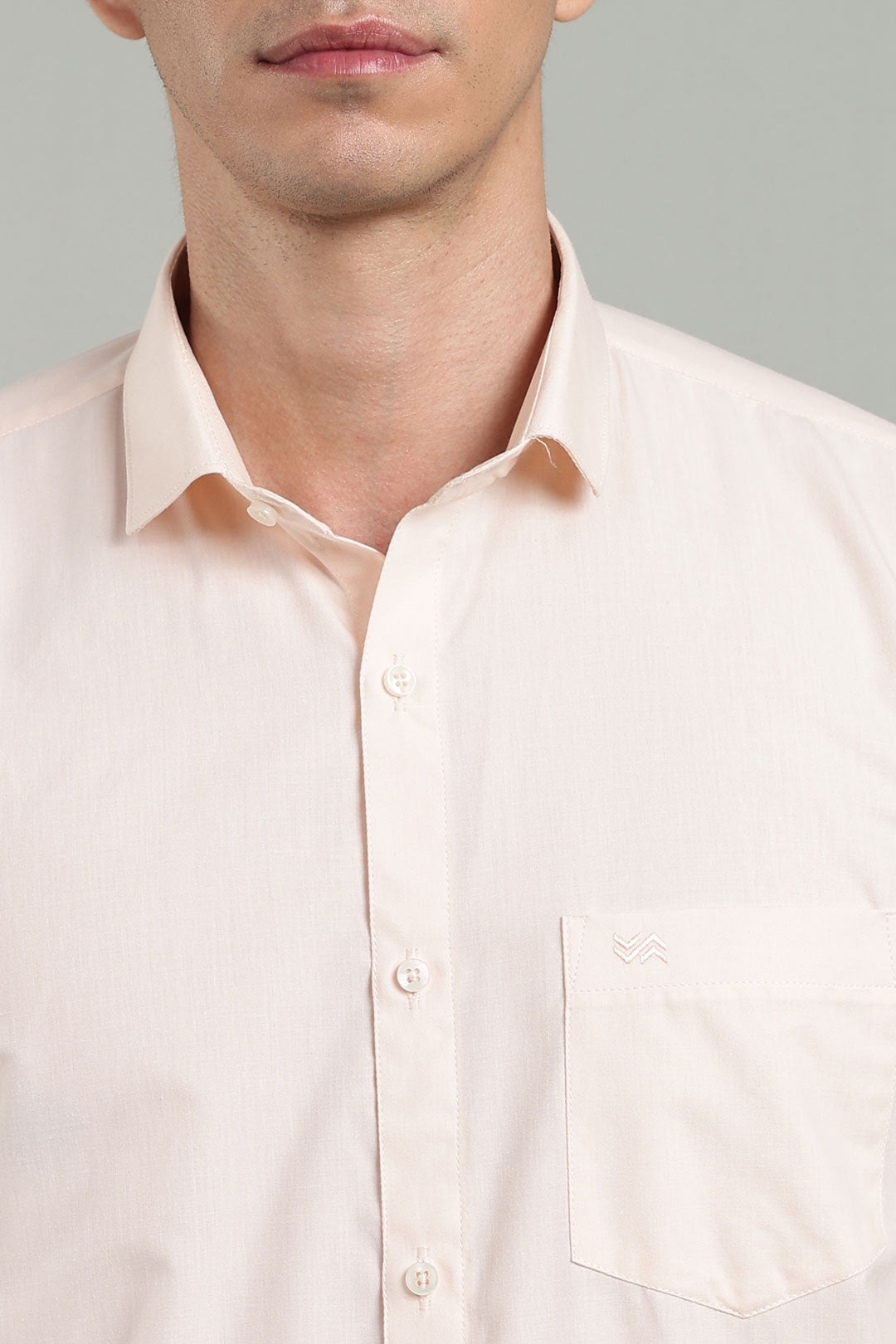 Blush Pink elegance Formal Regular Fit | Cool Cotton