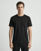 Charcoal Black Round Neck | 100% Cotton