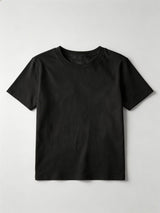 Charcoal Black Round Neck | 100% Cotton