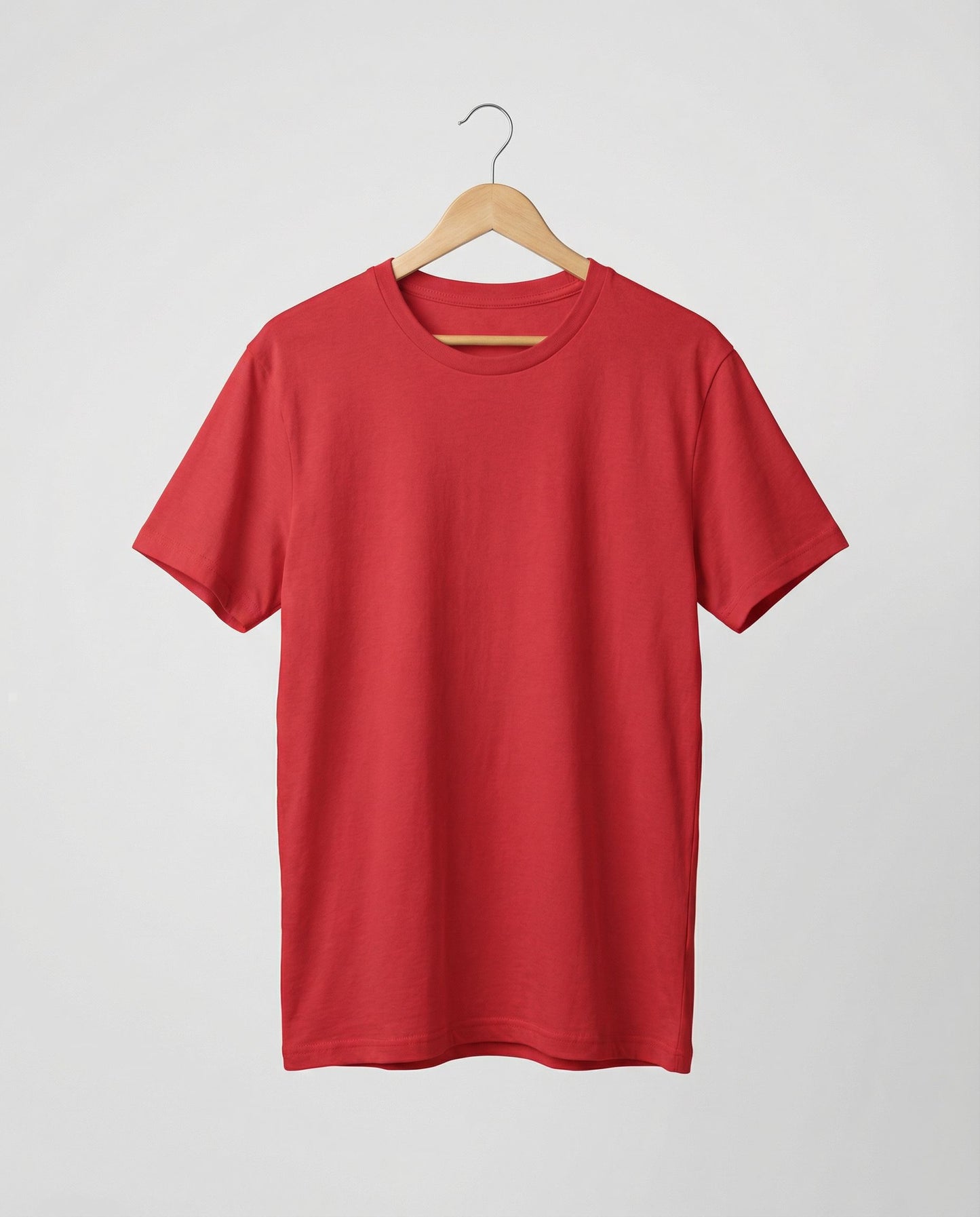 Ruby Red Round Neck | 100% cotton