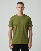 Olive Green Round Neck | 100% cotton