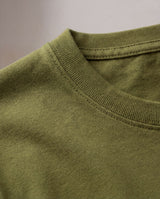Olive Green Round Neck | 100% cotton