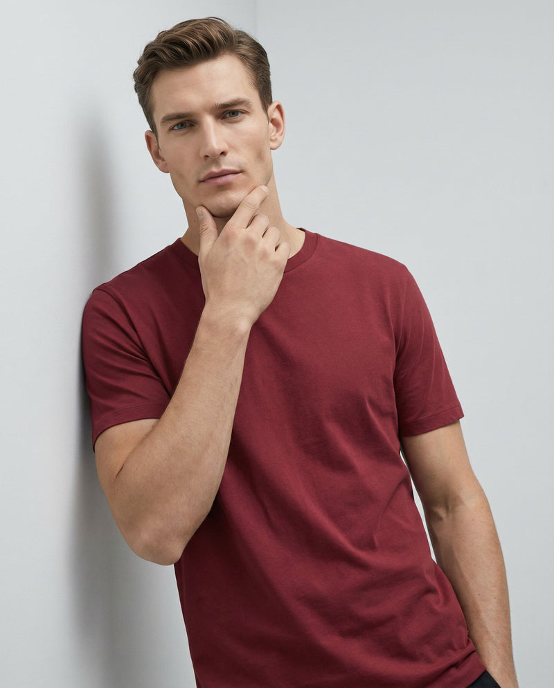 Berry Rich Round Neck | 100% cotton