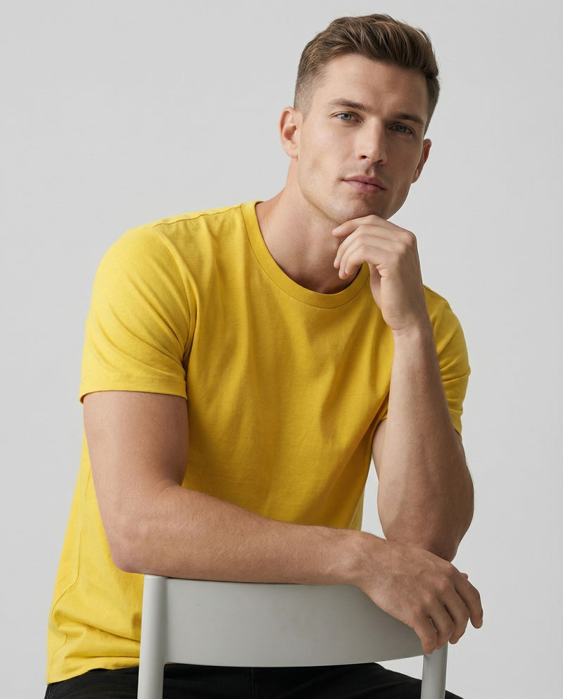 Lemon Zest Round Neck | 100% cotton