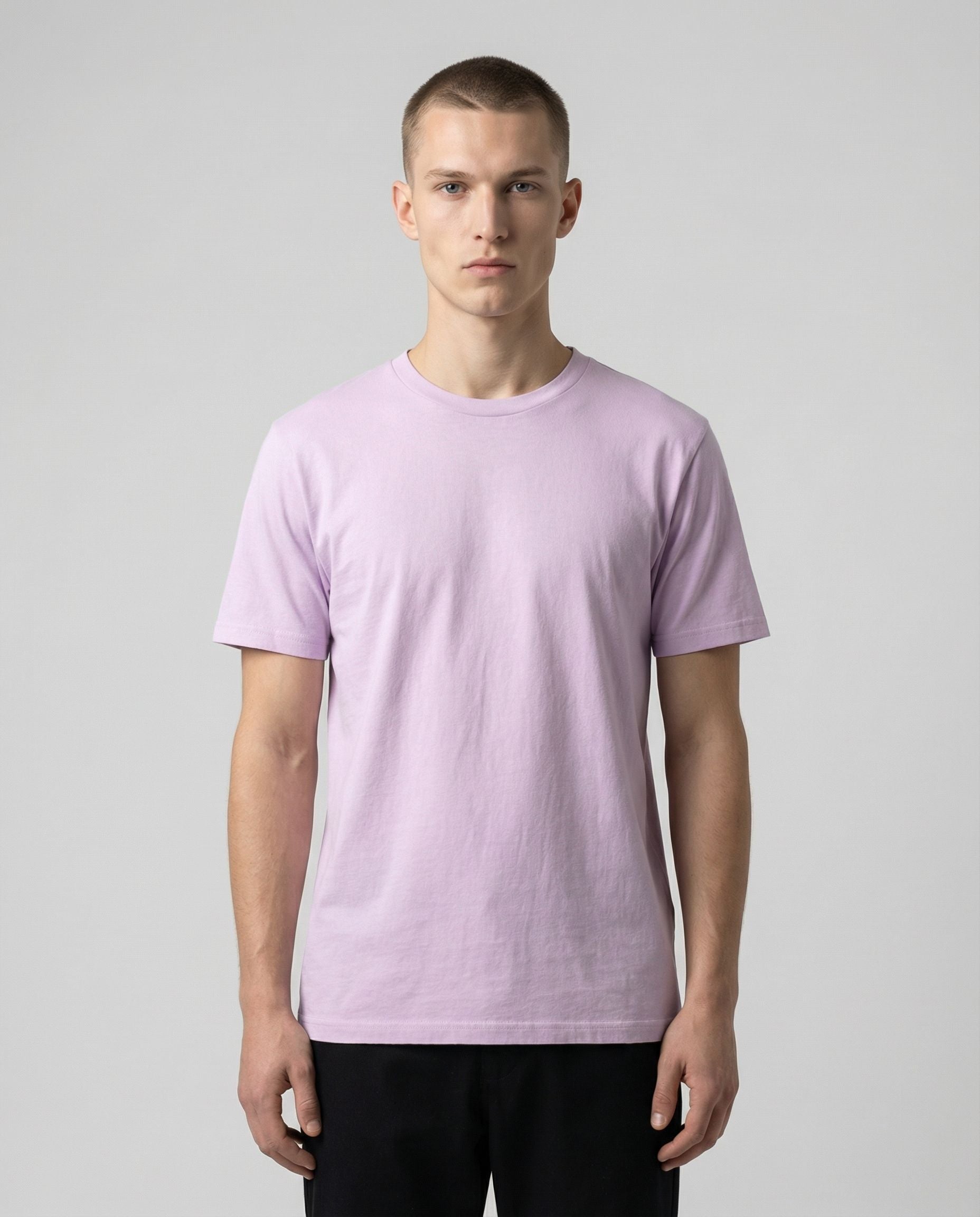 Lavender Round Neck | 100% cotton