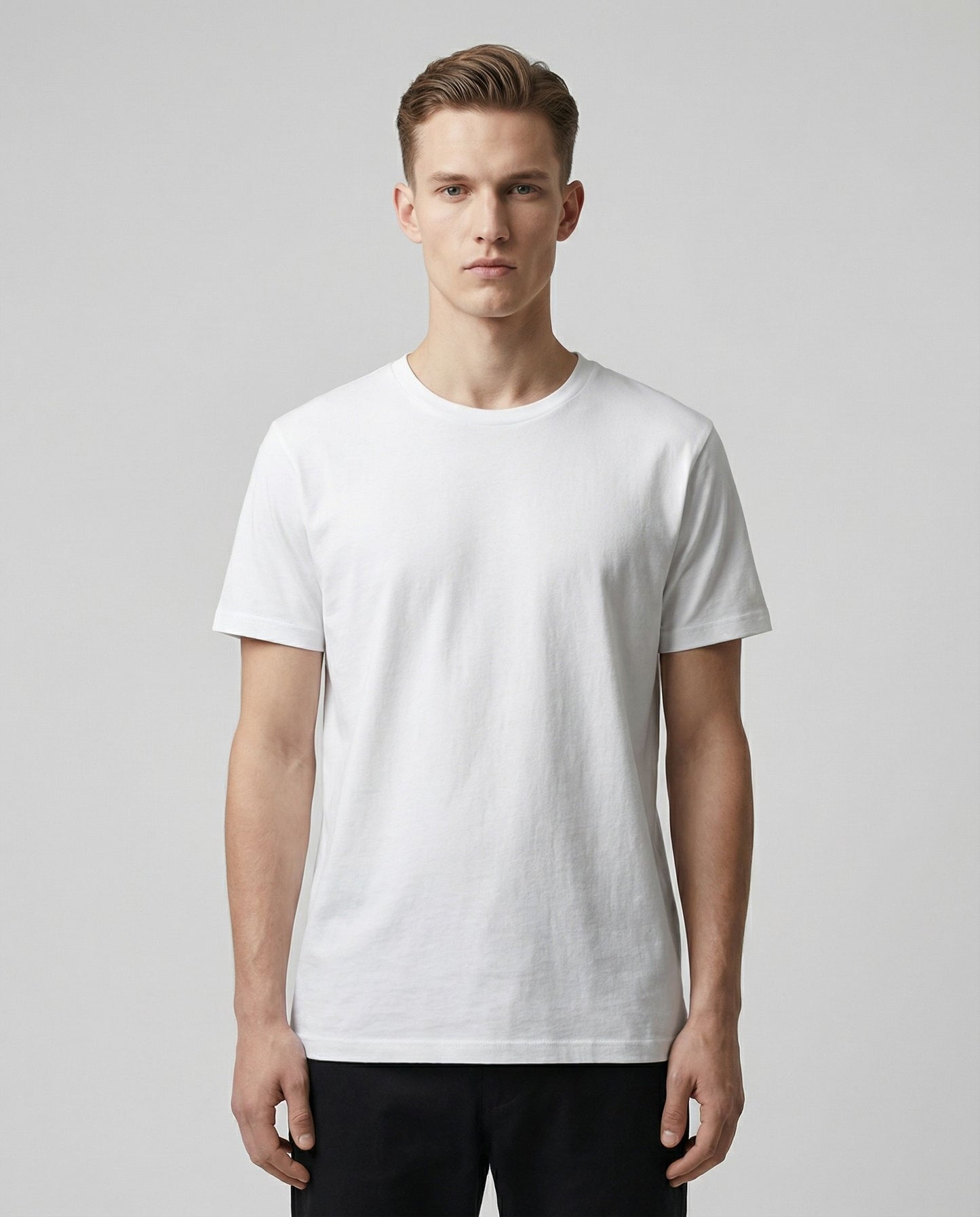 Snow White Round Neck | 100%cotton