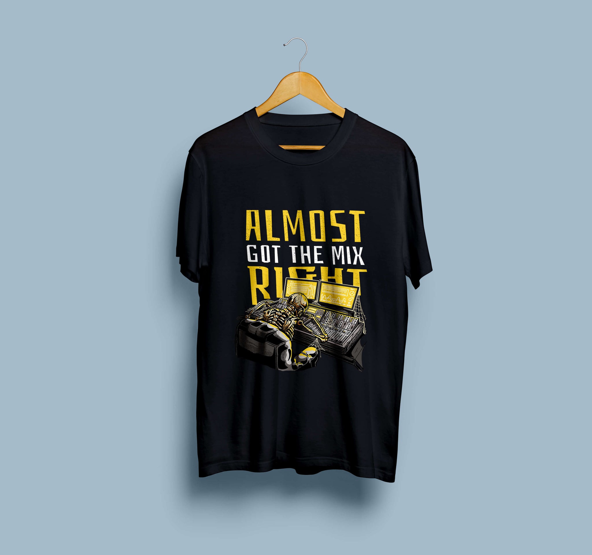 Skeleton Music Mixing Board