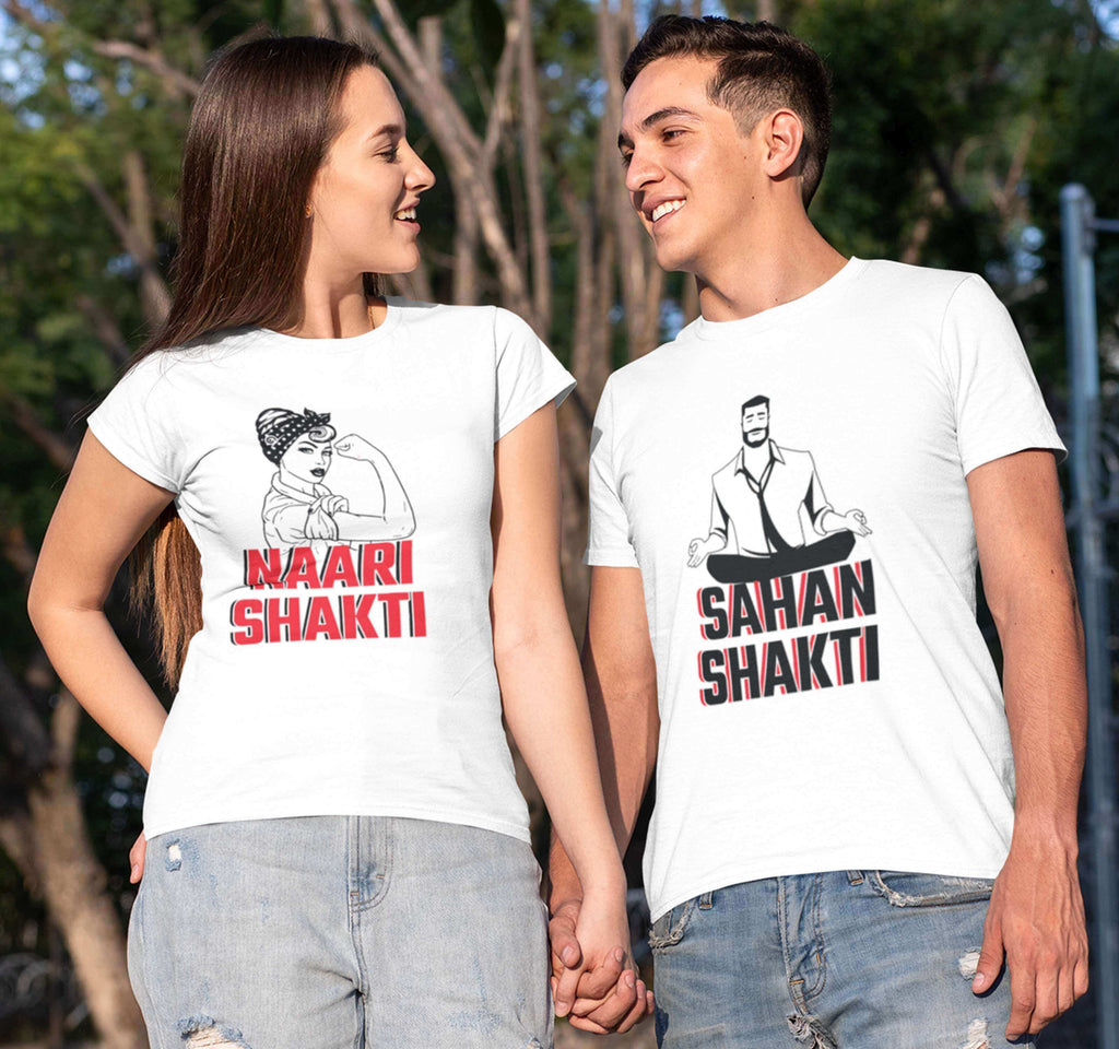 Naari Shakti Couple T-shirt