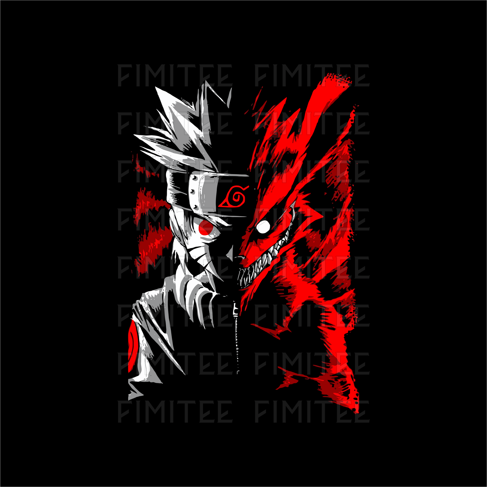 Naruto Rage Mode Tee