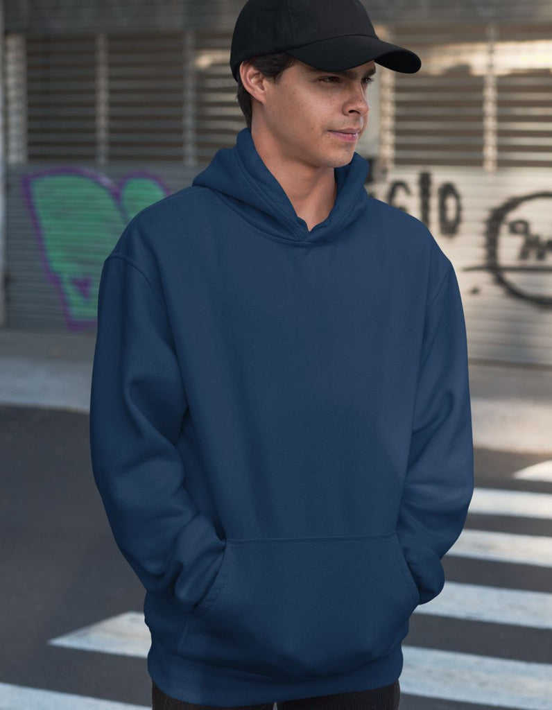 Pullover Hoodie Navy Blue