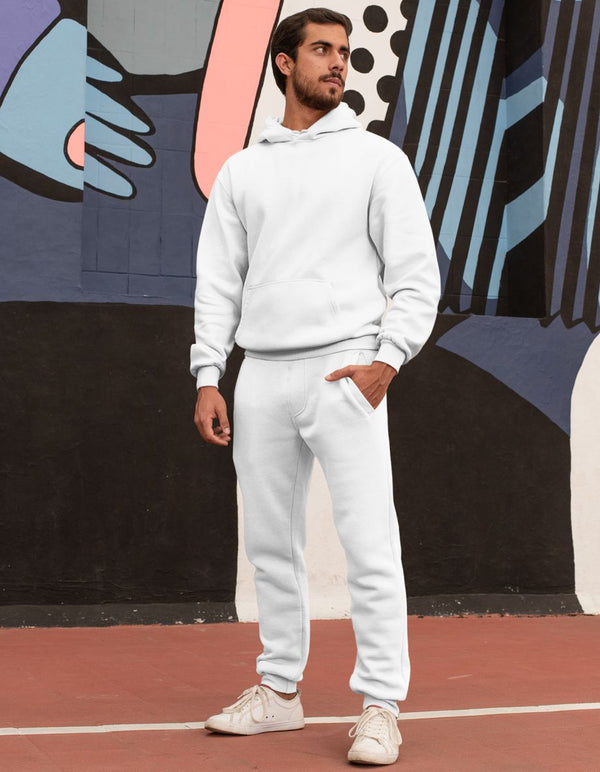 Pullover Hoodie & Jogger White